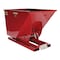 Vestil Light Duty Self-Dumping Hopper 1 Cubic Yard 2000 lb Red D-100-LD-SR - alternate 1